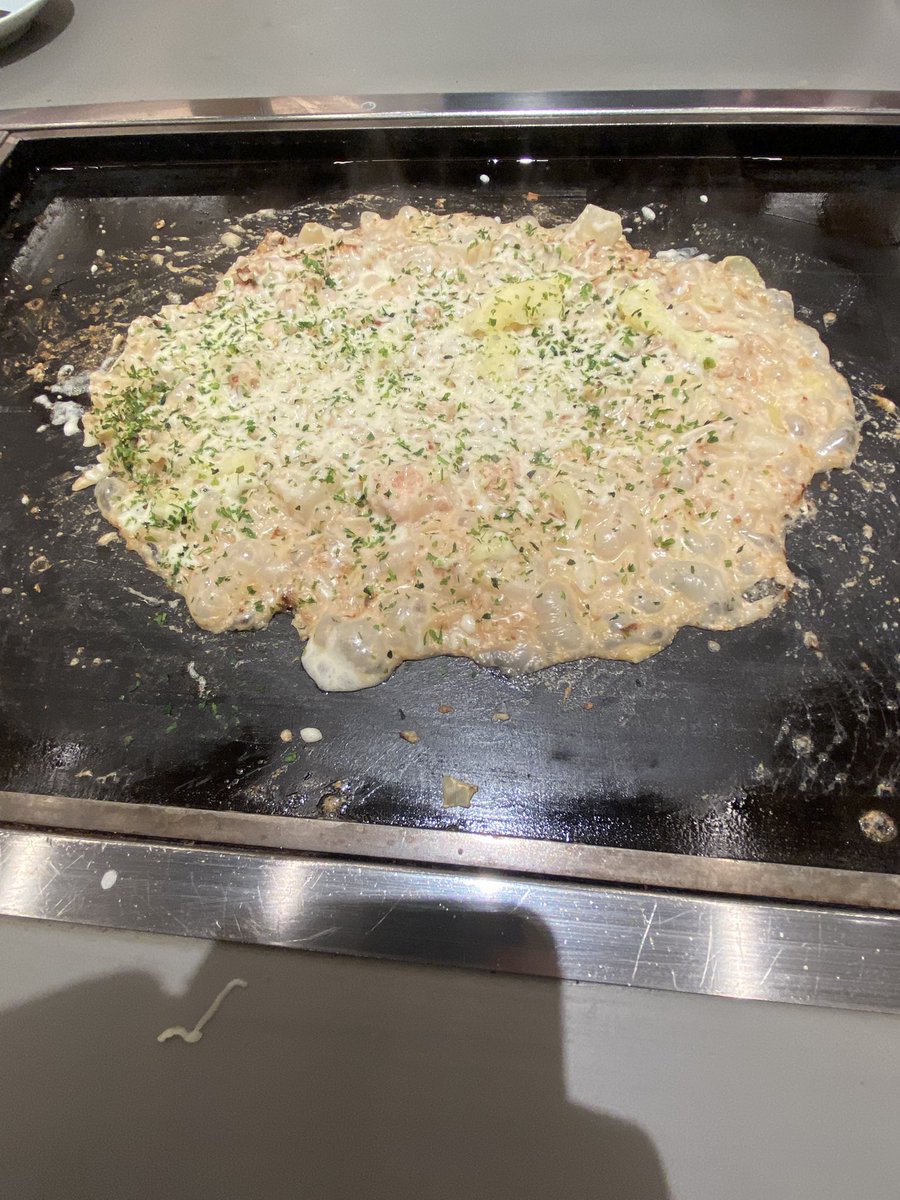 0207yosida's tweet photo. すすきのにあるもんじゃ屋で昼食 https://t.co/8k95eMN3CG