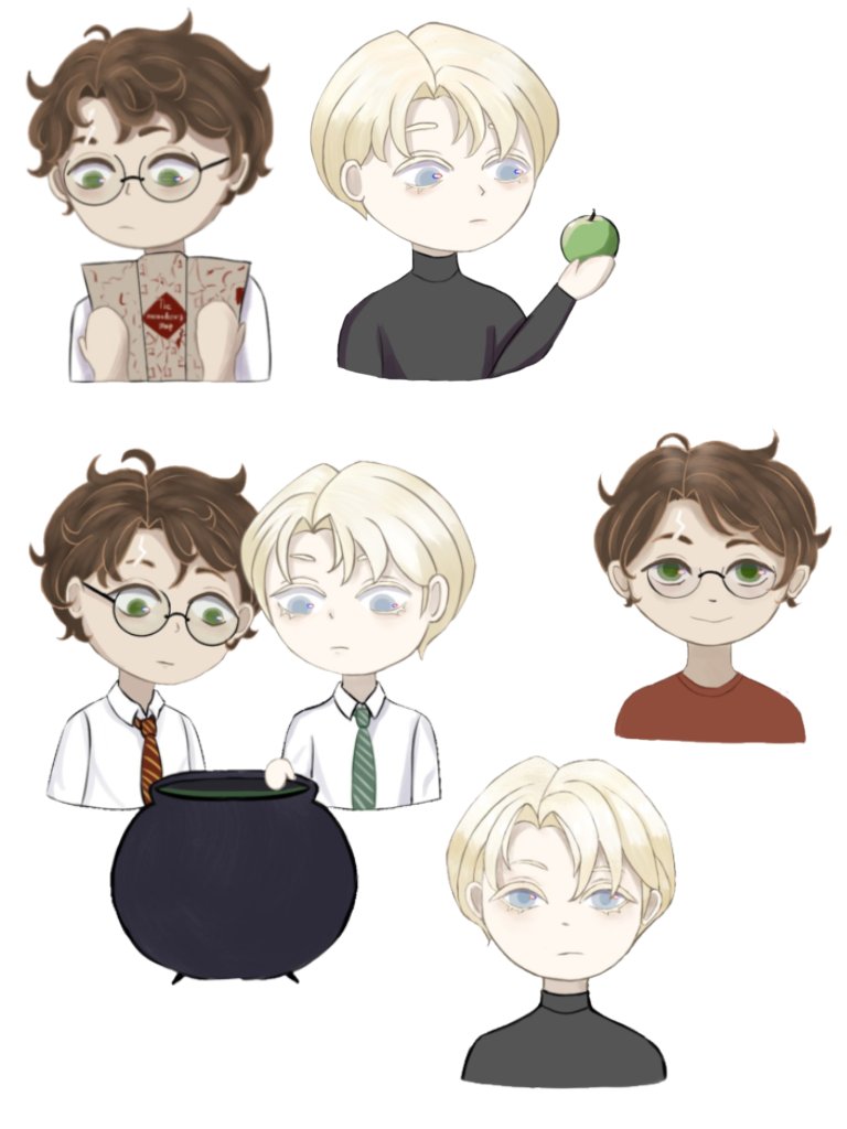 leaf_ill's tweet image. #drarry #HarryPotter #DracoMalfoy #drarryart #fanartㅤㅤㅤㅤ