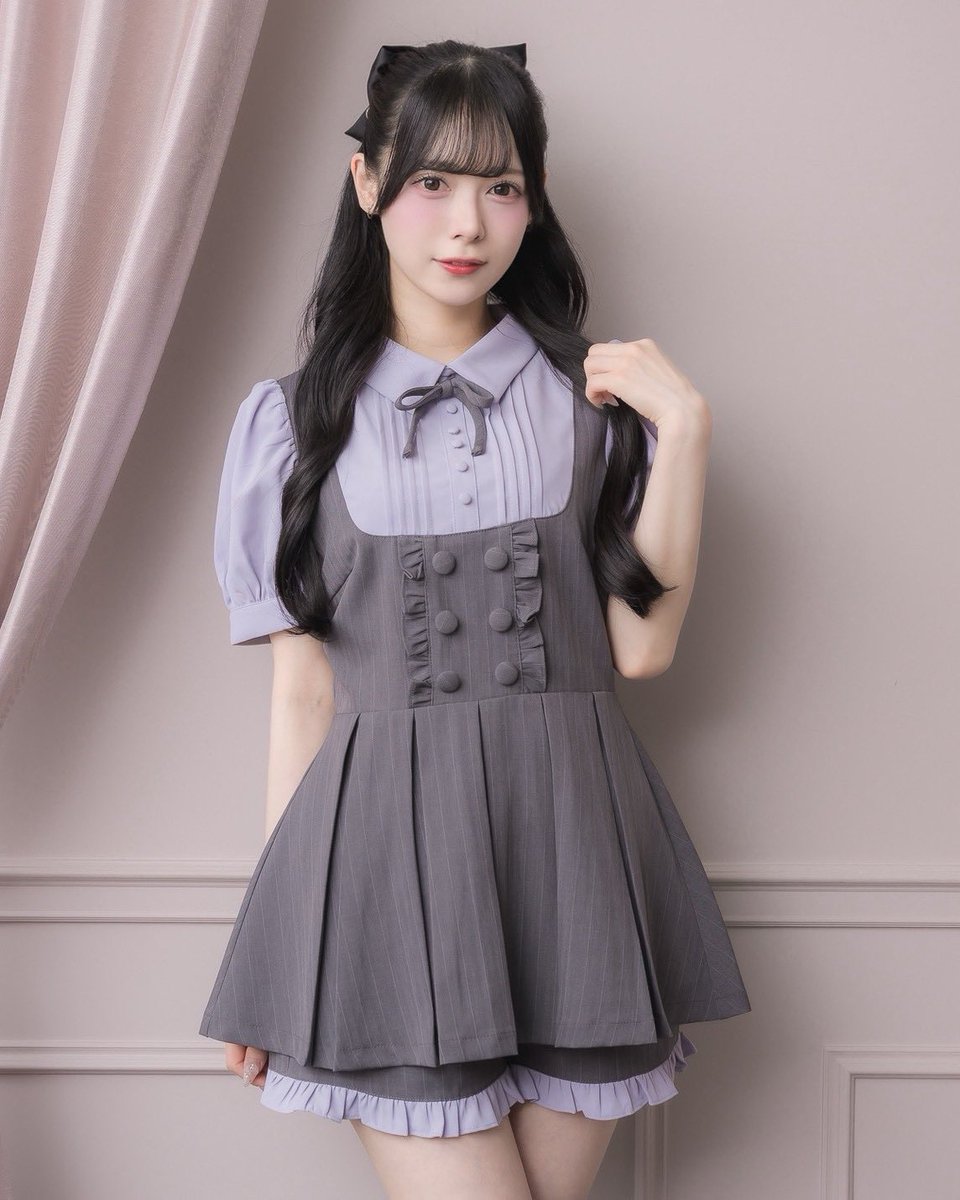pium early summer collection 🎀／ ♡ヨーク切替ドーリープリーツ