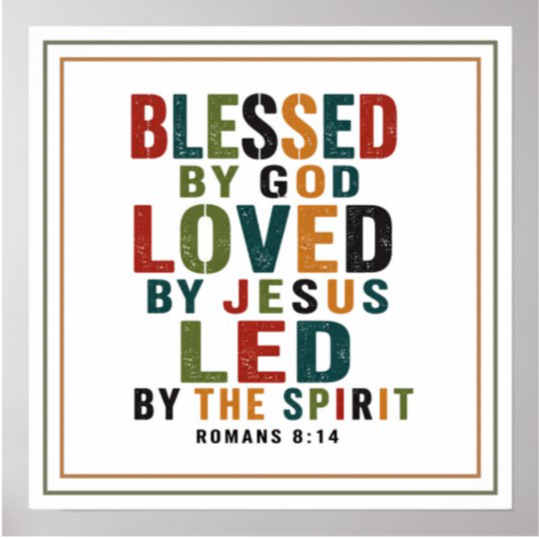 NickOlahJohn's tweet image. Before the day forms an opinion about you, read the wall. Blessed by God, loved by Jesus, led by the Spirit. Three facts. One identity. zazzle.com/blessed_by_god… Vintage scripture art poster for the rooms where truth speaks before circumstance does. #bibleverses #Scripture #blessed
