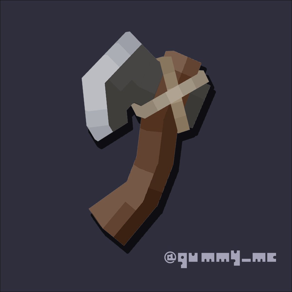 gummy_mc's tweet photo. #Blockbench #Minecraft #lowpoly #pixelart https://t.co/YayGUvr7aq