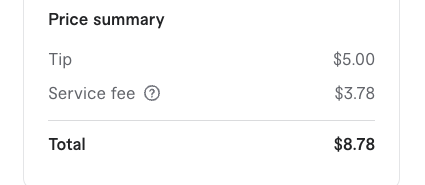 blusanders's tweet photo. @fiverr service fee almost doubling a tip on a $25 job. Come on guys. https://t.co/Ht9rD7yiJR