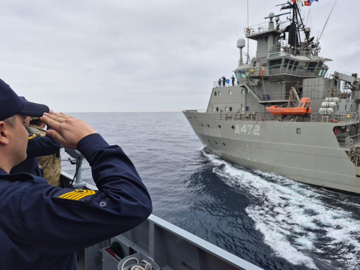 tcsavunma's tweet image. NATO Daimî Mayın Karşı Tedbirleri Deniz Görevi Grubu-2 (SNMCMG-2)’de bulunan TCG Amasra mayın avlama gemisi, ESP MINEX-26 Tatbikatı kapsamında eğitimlere devam ediyor. 🇹🇷 ⚓

#MillîSavunmaBakanlığı 
#WeAreNATO
#StrongerTogether