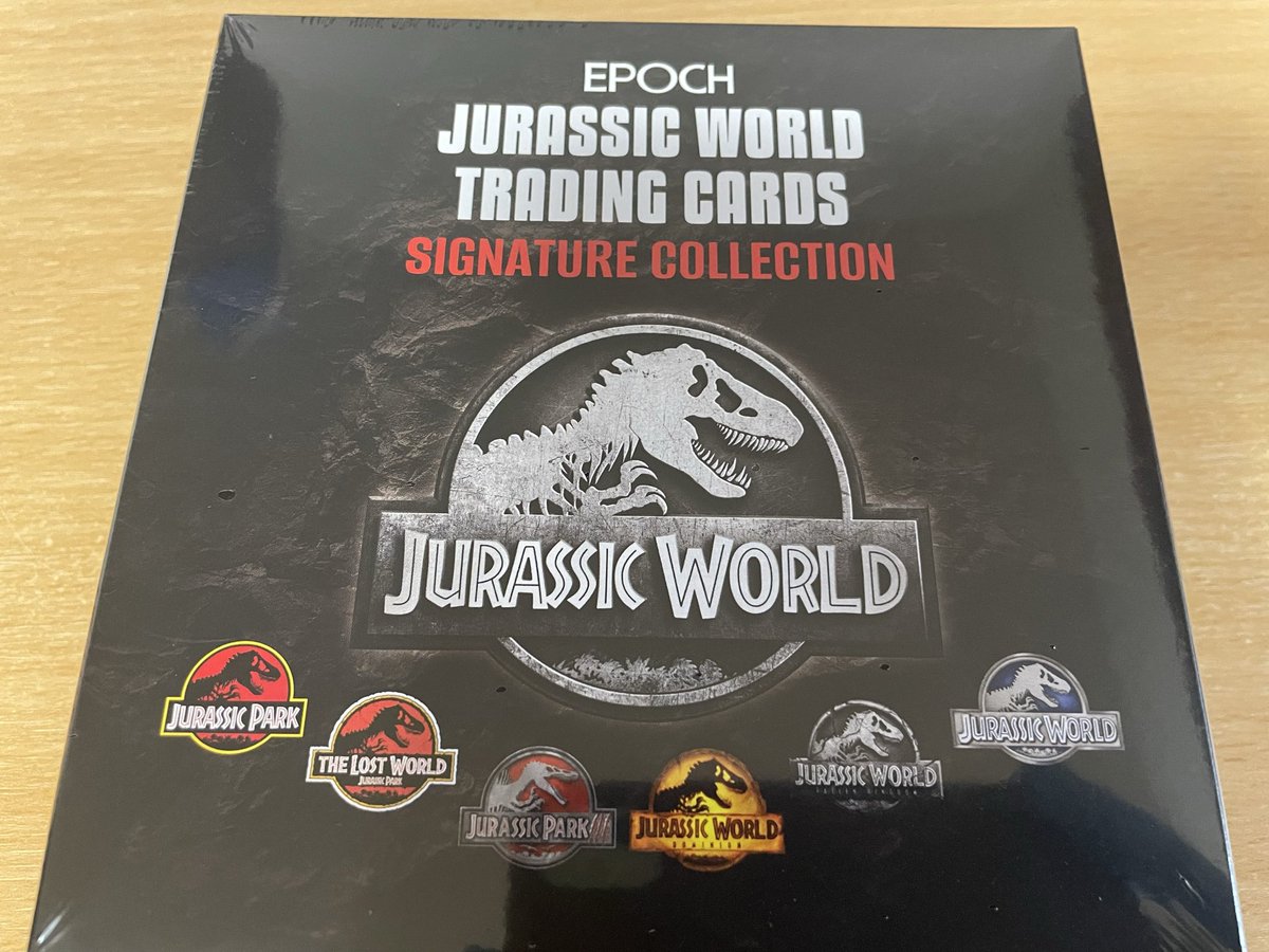 DreamingGinger5's tweet photo. EPOCH JURASSIC WORLD TRADING CARDS SIGNATURE COLLECTION
を開封
結構前に買ってたので、高かった…
安くなってから買えばよかった…
AUTOは予想通りでした。 https://t.co/6dAJAmWpW4