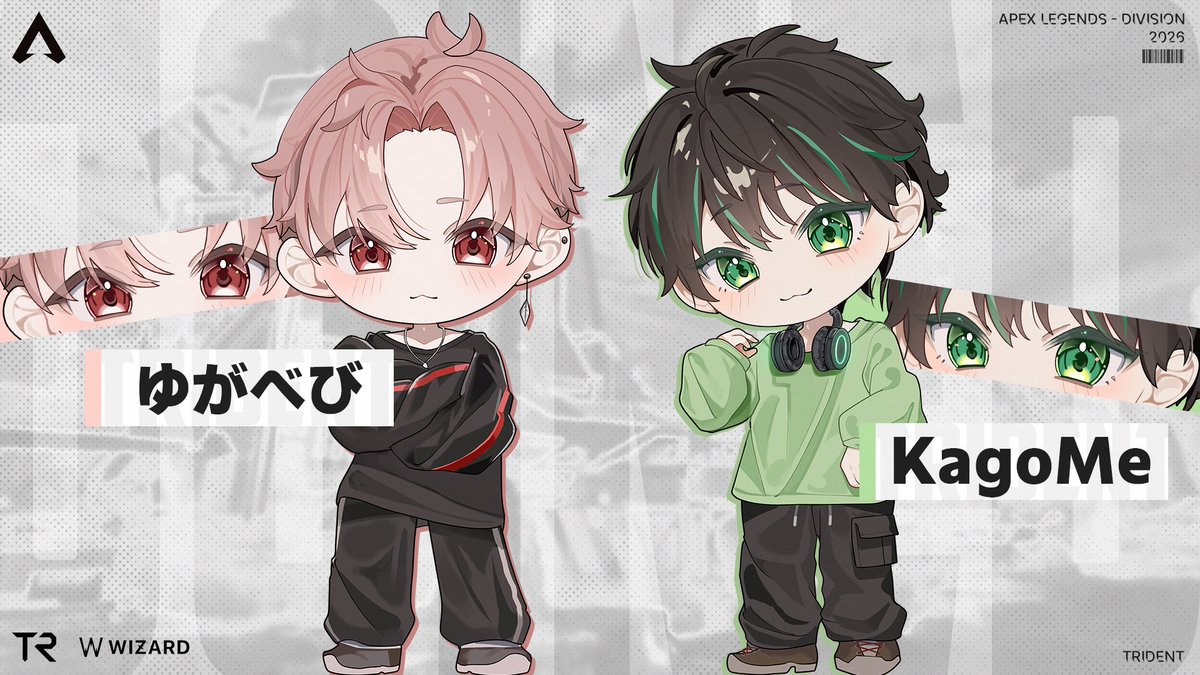 TRIDENT - APEX

この度、APEX部門に
ゆがべび(<a href="/yuga_G9/">ゆがべび🎧</a>)、かごめ(<a href="/Kago_Me0/">籠真</a>)が
加入する運びとなりました。

応援よろしくお願いいたします🔥

📝 | tridentgg5.com/post/apex-newm…

#TRIDENT | #TRWIN | #APEX