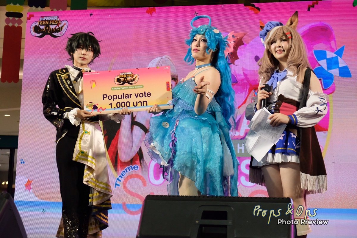 PropsOps's tweet photo. ✨🏆 ขอแสดงความยินดีกับผู้ประกวด Cosplay Fashion Show ในงาน ESPLANADE TEEN FEST x CosQuest
ขอปรบมือชื่นชมให้กับทุกทีมที่มาประกวดครับ
#cosplay #คอสเพลย์ #CosQuest #EsplanadeTeenFestxCosQuest https://t.co/a0EzYCBlOG