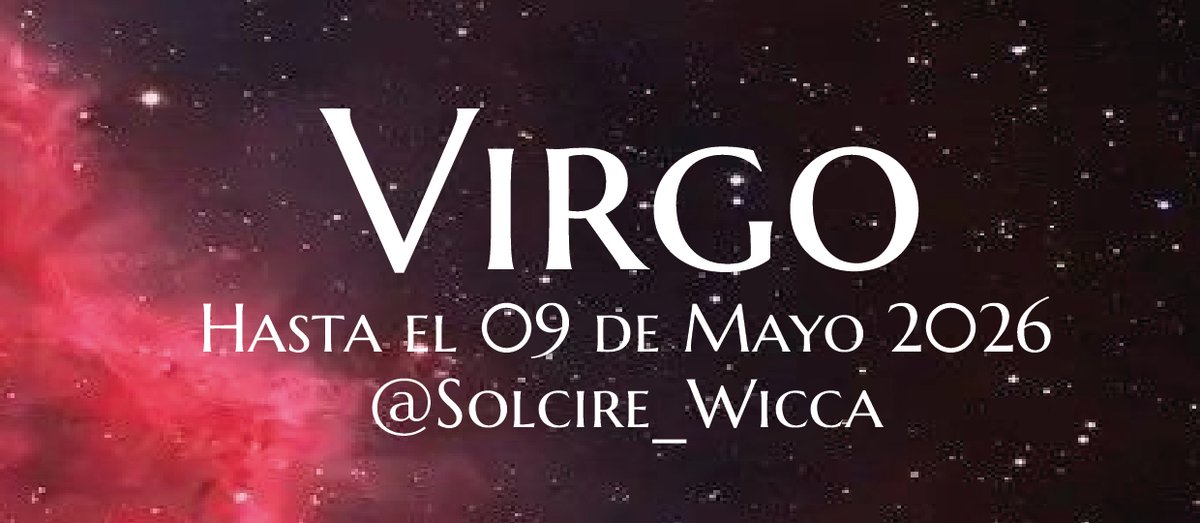 solcire_wicca's tweet image. #Virgo
Hasta 9 de mayo 2026
#ENHoróscopoSolcire
Cambias la herramienta, ya no se trata de arreglarlo todo, sino de aceptar que algunas cosas están bien como están y fluir
El equilibrio está en saber cuándo parar y pedir ayuda. solcirewiccacontac.wixsite.com/solcirewicca/p…