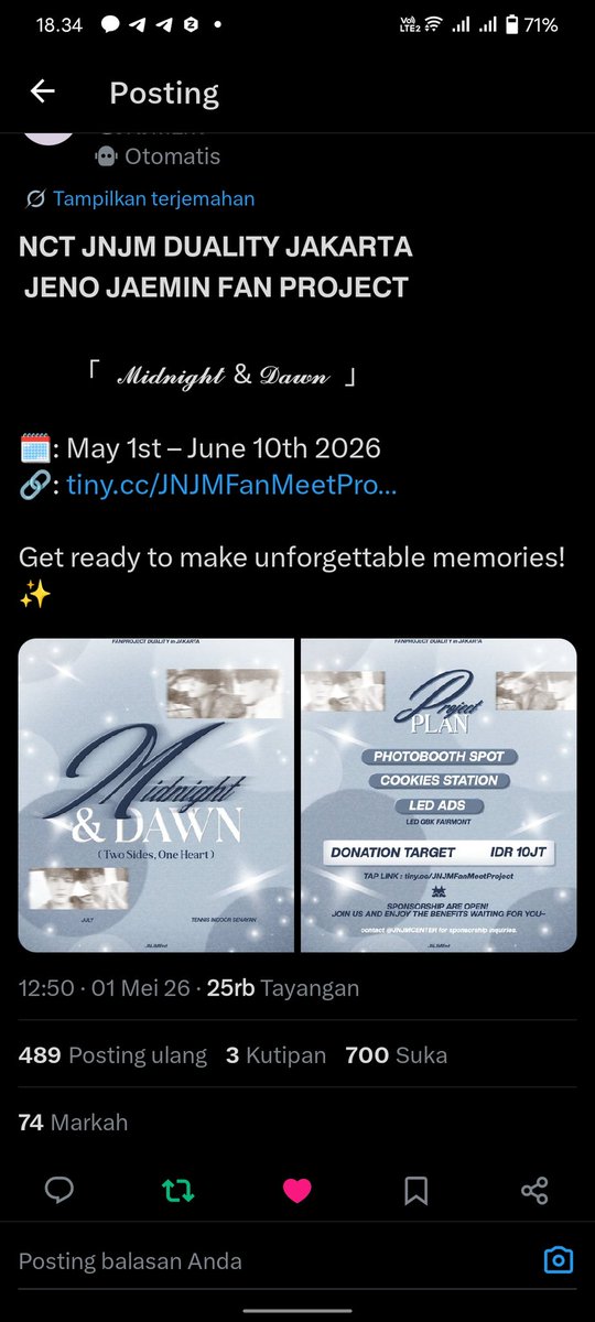 maayooli's tweet photo. @JNJMEnt DONEEE MIN PLS LIRIKK NOMINIST SEJATI INI https://t.co/2Sma99dy5L