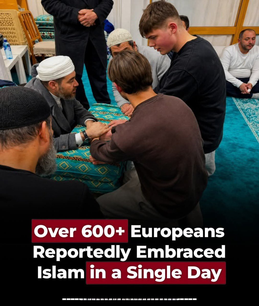 milos_mnwo's tweet photo. Islam is growing and will soon defeat Christianity in Europe ☪️
Let's help in the growth of Islam, let's completely open the borders to migrants, let's finance them, and let our wives and daughters give birth to new Muslims.
Allahu Akbar 
#mnwo #Eurabia #Islam #Muslims https://t.co/1xf4tsOQAT