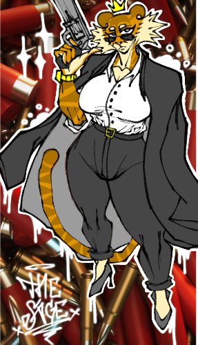 TSage115's tweet photo. The best drawing I've done so far of my tigress Maxine (Old drawing posted on my Instagram, I'm more active there) https://t.co/rd6LQkOHzN