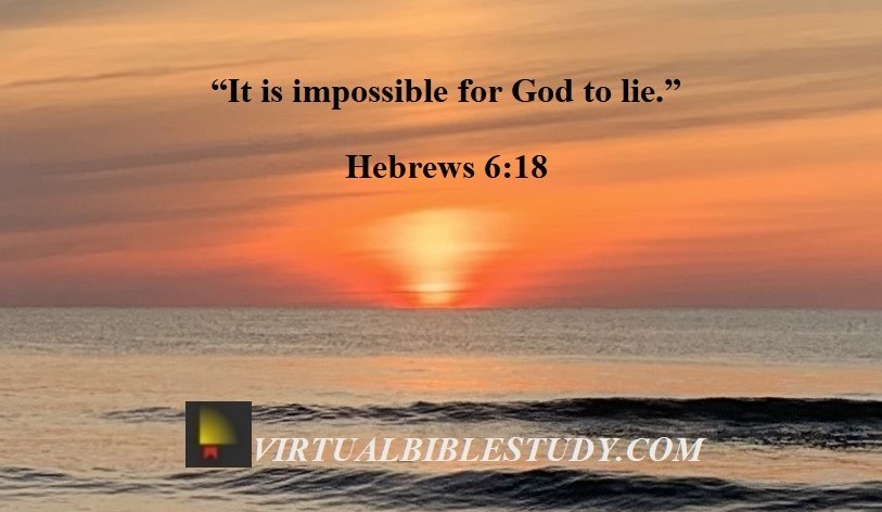 bible_virtual's tweet image. Our study of Hebrews 6 discusses how most people lie, how God never lies, and how lying puts our souls at risk because it is an abomination to the Lord.

virtualbiblestudy.com/lessons/hebrew…

#Biblestudy #bible #Christian #Christianmotivation #Jesus #JesusChrist #JesusIsLord