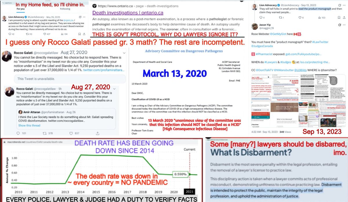 maggini_19's tweet image. Rose Webster @GetMyGist here ♀️🇨🇦, not a .@CBA_News #lawyer, proud to be followed by .@AnnadeBuisseret  (may she RIP) .@XPCBirmingham who DID ALL THE WORK via # OTP-CR-473/21.

.@OntarioTLA Lemme guess, ACCURATE #math skills, ✅#LawSocietyAct, ✅#RuleOfLaw not #Sharia or similar.