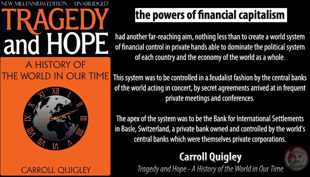 EconomicsForF's tweet image. #CarrollQuigley #History #Economics 
#FinancialCapitalism  #Centralbanking 
#BIS #Centralbanks #Conspiracy  #NWO
