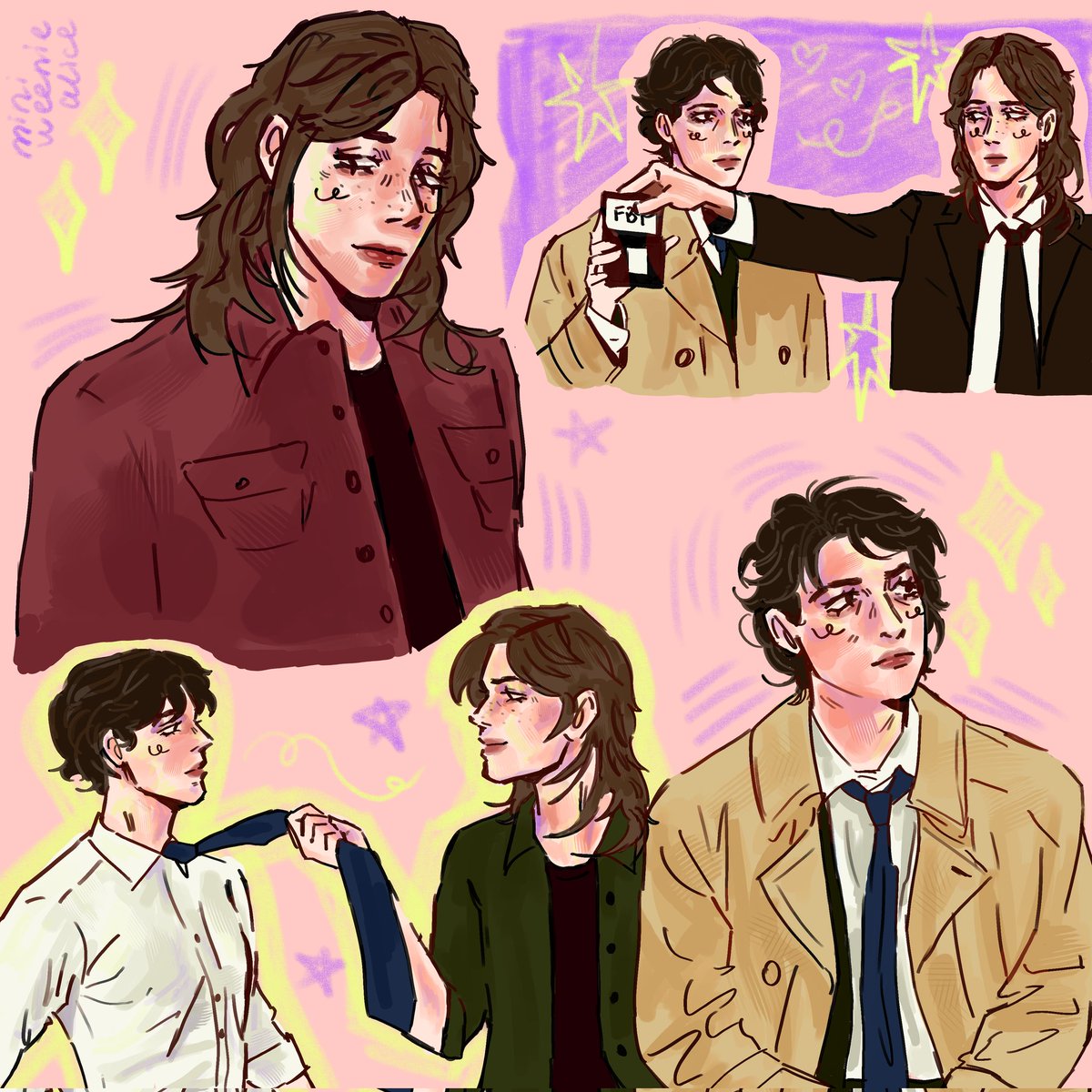 miniweeniealice's tweet photo. fem destiel *´ㅅ`)ﾞ♥
#supernatural #castiel #deanwinchester #destiel #fanart https://t.co/IgLZ470dhu