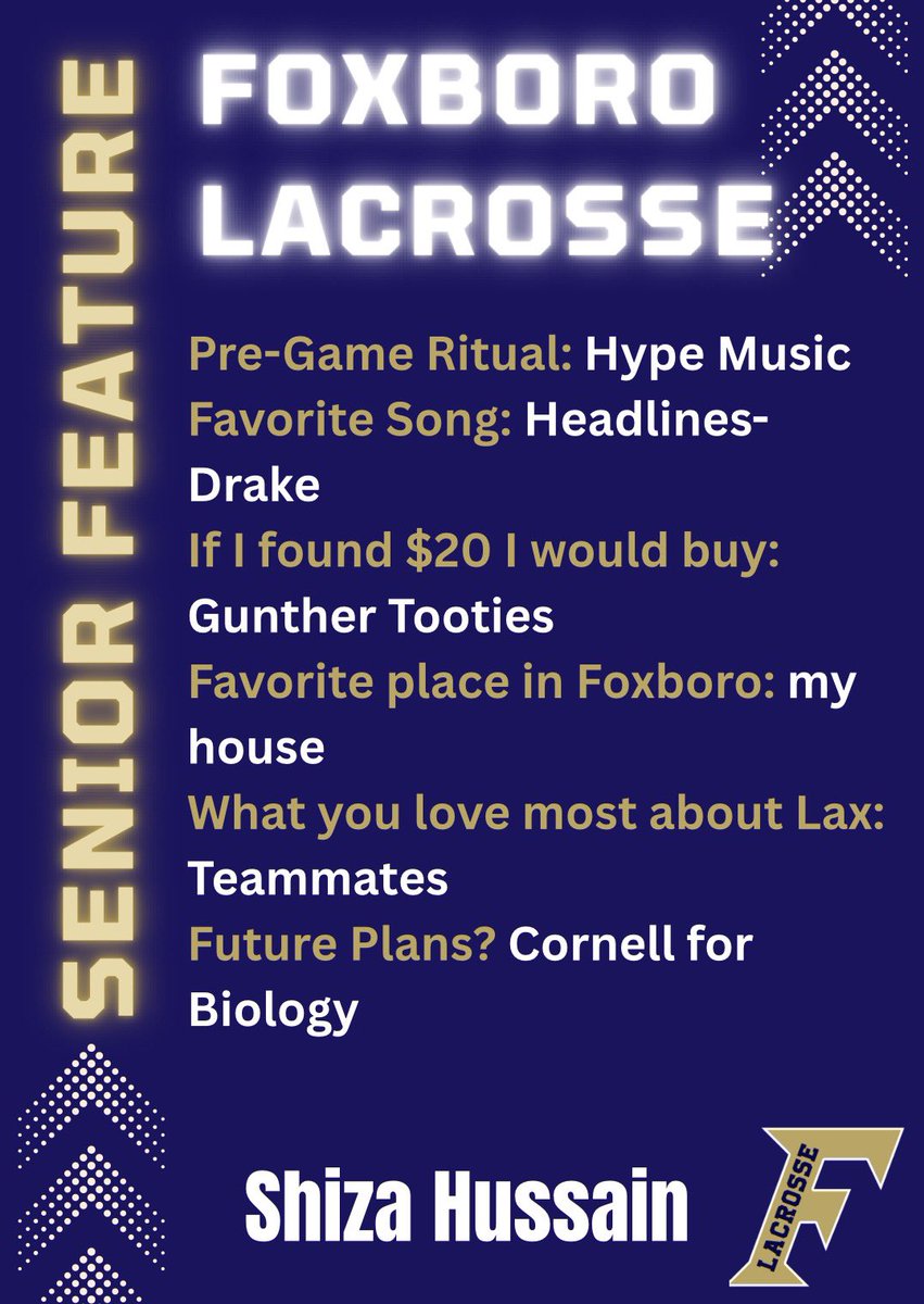 CoachKFoxGlax's tweet photo. ๐Shiza Hussain๐
#seniorfeature https://t.co/xSb26dVXss