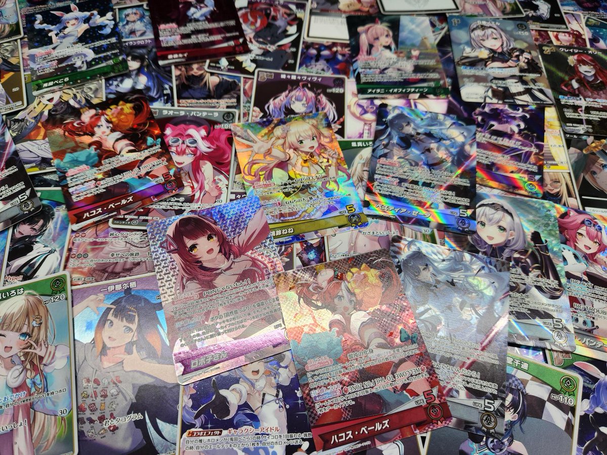 お次はホロカ、ヴァイスシュヴァルツ デッキパーツたくさんいっぱい