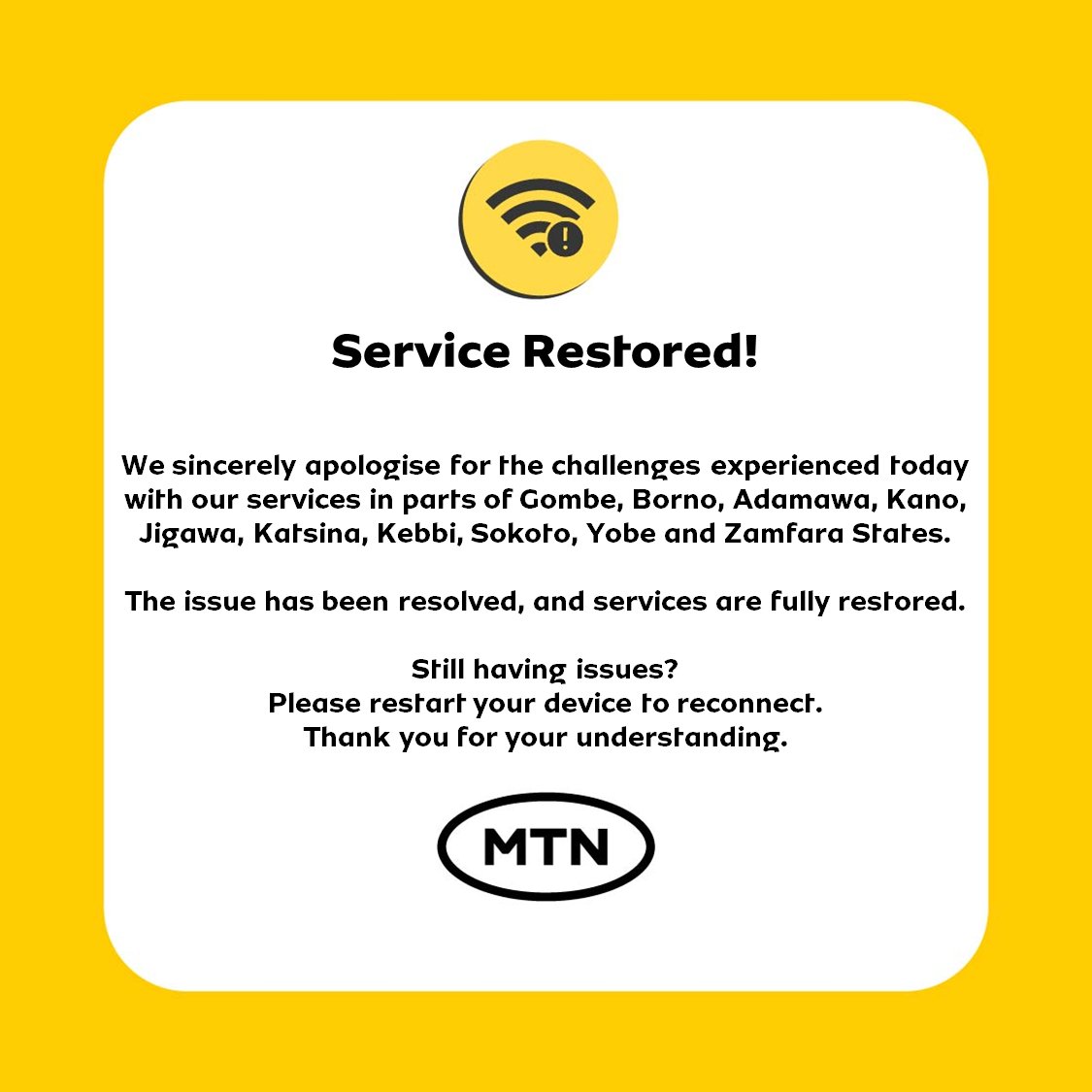 MTN Nigeria Support tweet media