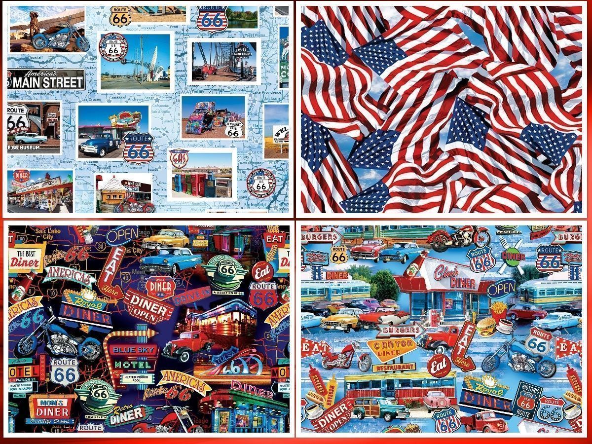 howarths63's tweet image. #America's Highway check out this great new #collection featuring all things #American, #Flags #Route66 #Diners.  Ideal choice for all your #quilting, #sewing, and #crafting needs. Spark your imagination and #Create a unique #Quilt today! - #Americana buff.ly/ijyTiPZ
