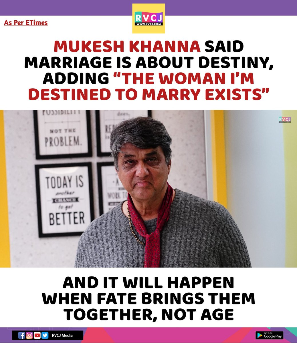 rvcjmovies's tweet image. Mukesh Khanna on Staying Single at 67

#mukeshkhanna #shaktimaan #bollywood #bollywoodactor #ddnational