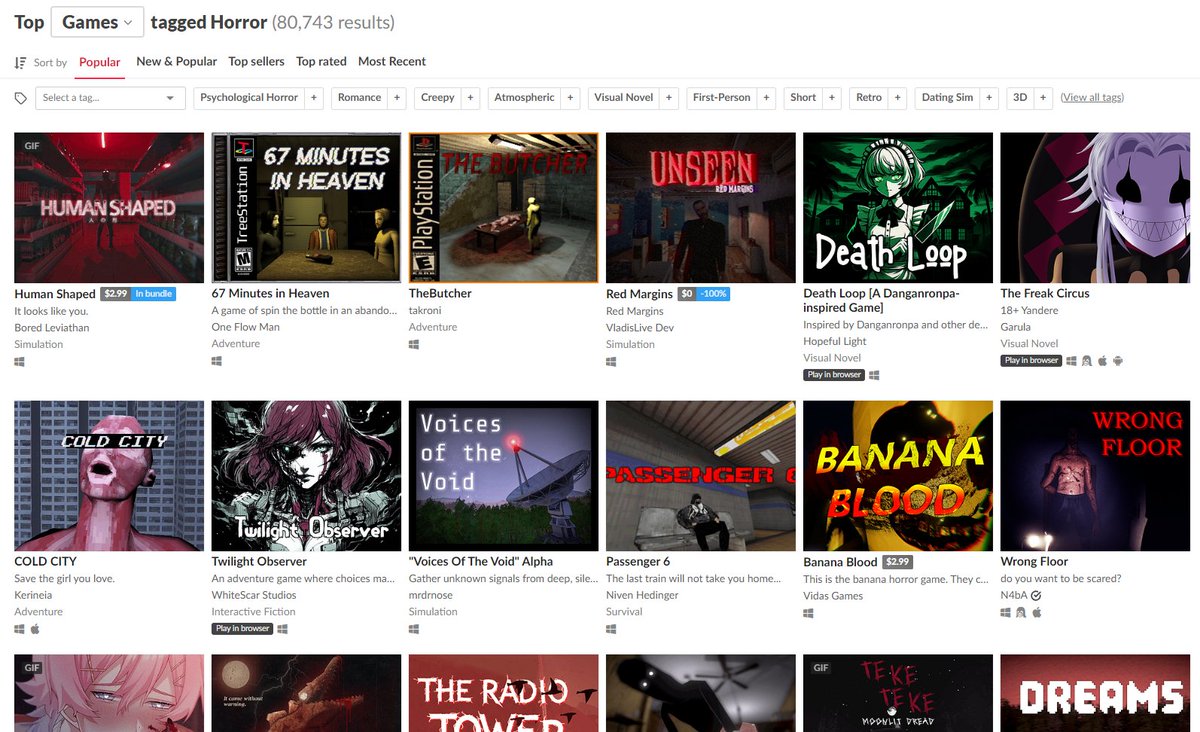 VidasSalavejus's tweet image. Holy bananas! 🍌
Thank you all for rating, commenting and sharing the bananas with your friends!
Banana Blood is trending on itchio! 🍌🍌🍌
vidas-salavejus.itch.io/banana-blood

#itchio #horrorgames #indiegames
