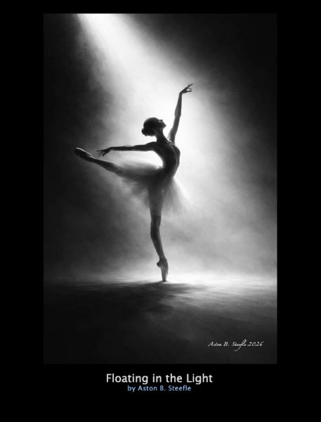 steefle's tweet photo. 'Floating in the Light' 
Created in March 2026

Between light and shadow, 
form loses its boundaries — becoming motion

#Art #DigitalArt #AIArt #Abstract #ArtLovers #ArtCollector #Portraits #Photography #Emotion #Ballet #Haiku #Senryu #Tanka #BnW #BWArt #Monochrome #Steefle https://t.co/hx7pdRlyAC