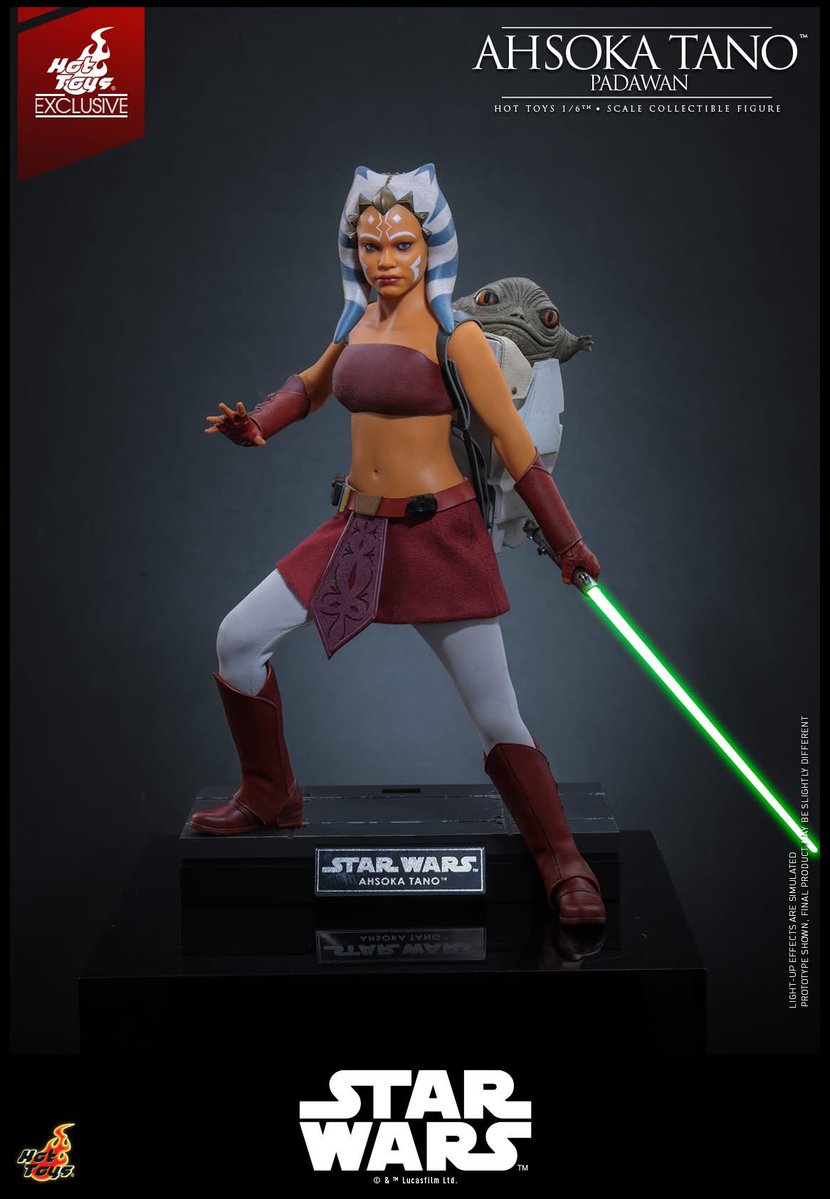 Hot Toysより、映画『クローン・ウォーズ』版のアソーカ・タノの1/6