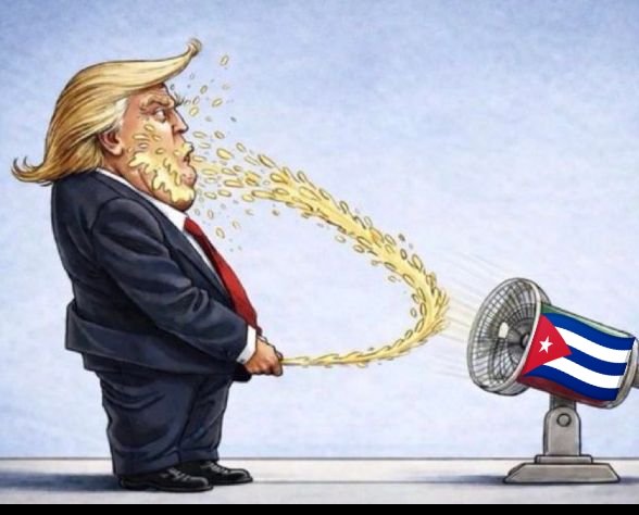 Es un refrán universal: póngale usted el texto.

Trump quiere invadir militarmente a Cuba y será su propio castigo.

Cuba, mi PATRIA , se defiende ‼️❤️🇨🇺

¿Tú estás de acuerdo con Cuba?