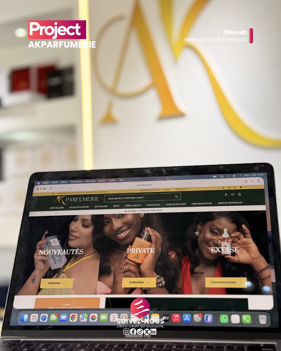 ekoora_sn's tweet image. Workside @Parfumerie_ak 
Delivered in 6 days. Built to perform. 
Launching soon. 🔜 

#ekoora #website #akparfumerie #deadline