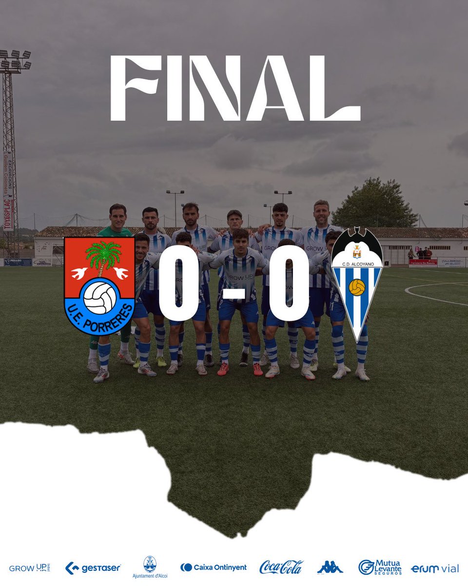 alvaromolinaa10's tweet photo. 🎙️ El @CD_Alcoyano és equip de play off després d’empatar davant del Porreres. (0-0).

55 punts i cinquena posició per als d’Alcoi. Ara falta posar la guinda. Demà, sorteig. 

⚽️ Ho hem contat en directe en el @PuntaPunt_ https://t.co/ABPJdxeEtc