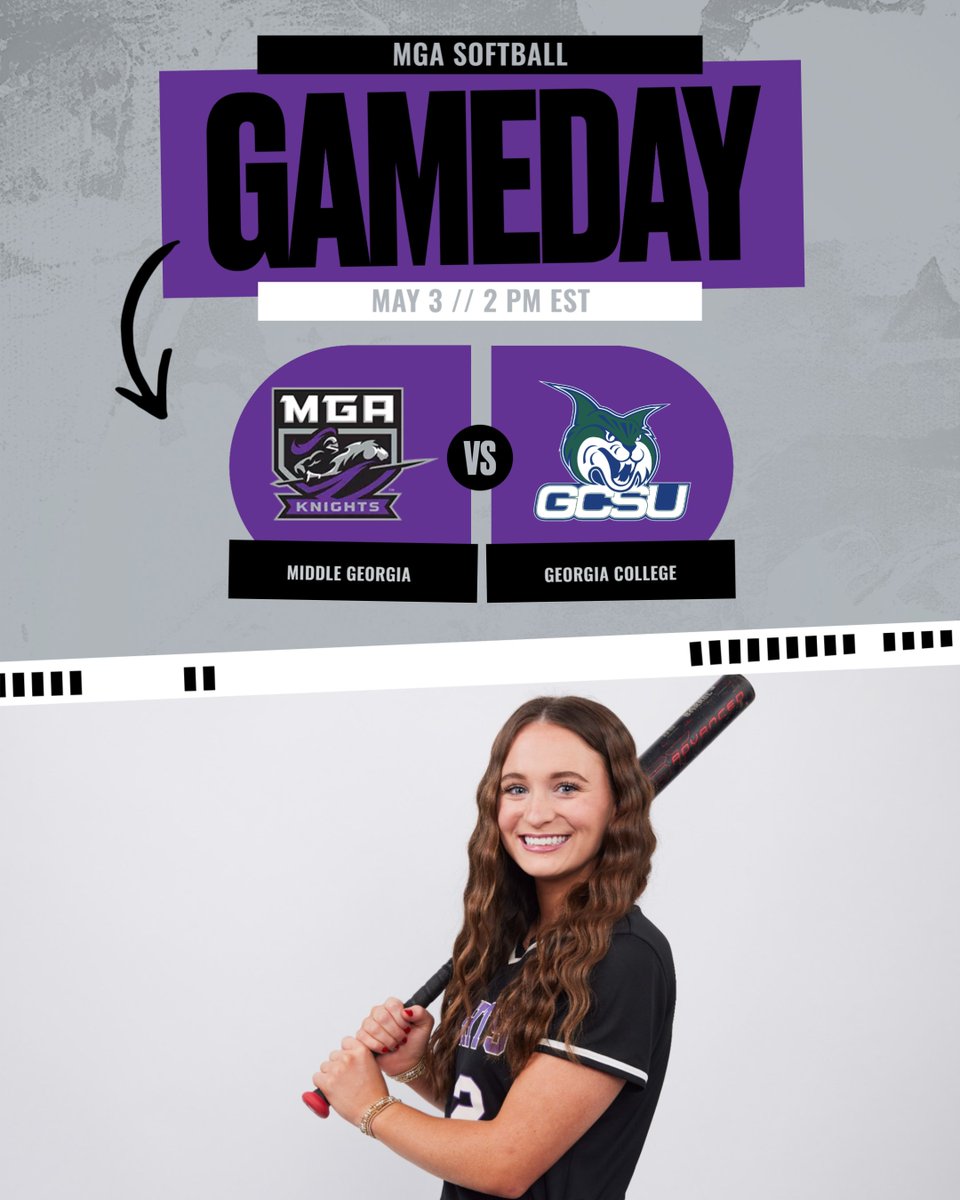 MGAKnights's tweet image. Softball wraps up the regular season today at 2 PM EST against Georgia College! #GoKnights #LightTheTorch

Live Video: pbcsportsnetwork.com/gcbobcats/

Live Stats: gcsubobcats.com/sidearmstats/s…