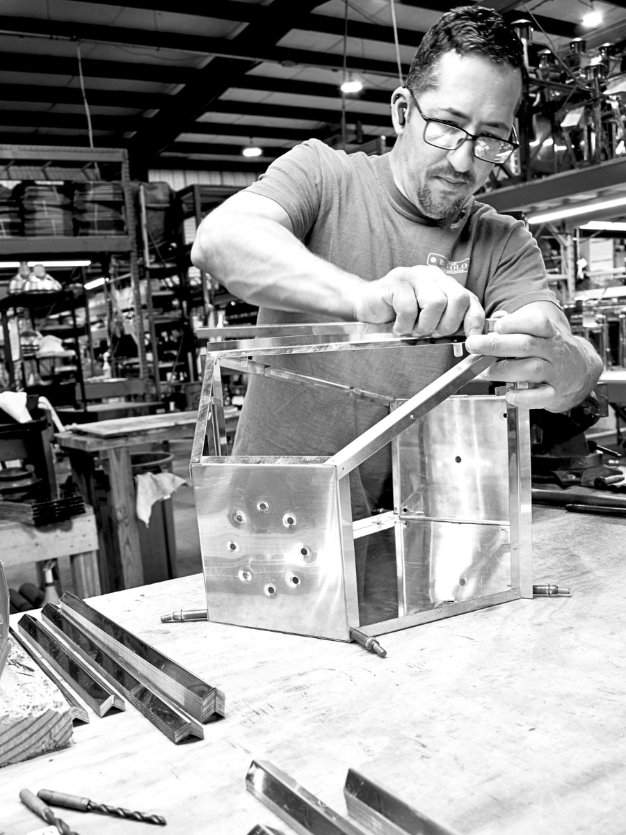 Bevolo's tweet photo. Where craftsmanship lives  ✨ Every lantern begins with steady hands, time-honored skills, &amp; a commitment to the process of bringing it to life. 

#tomorrowsantiquestoday #oldworld #enduring #tradition #craftsmanship #bevolo https://t.co/nhovGXZELJ