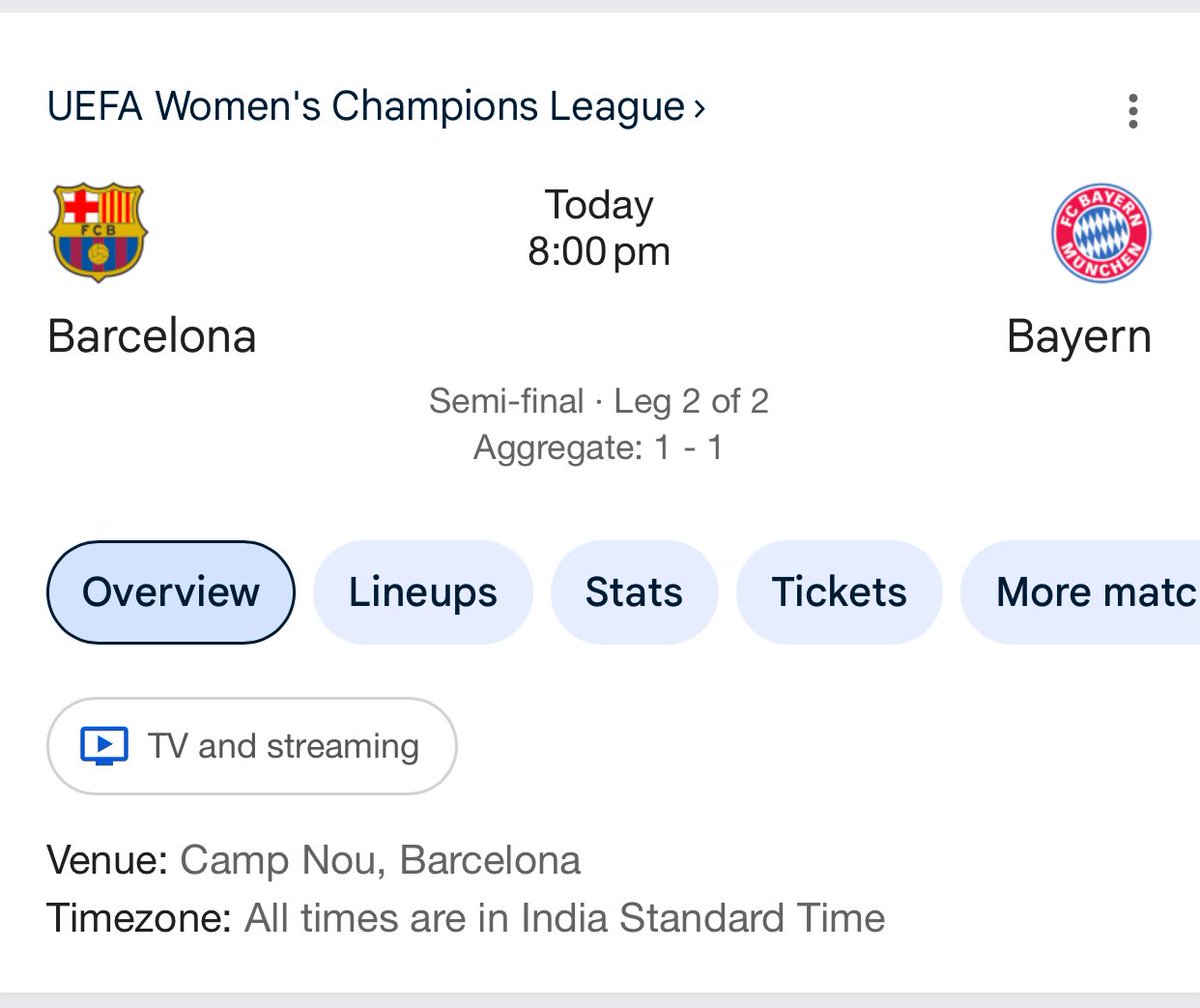 AmitBirajadar's tweet image. Who all are up for this great game?
#WUCL 
#BarcelonaWomen take on #BayernWomen in a thrilling clash…

“Everyone watches women’s sports”
