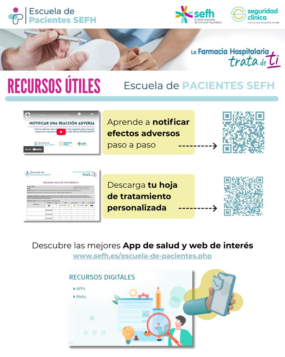Seguridad Clínica SEFH tweet media