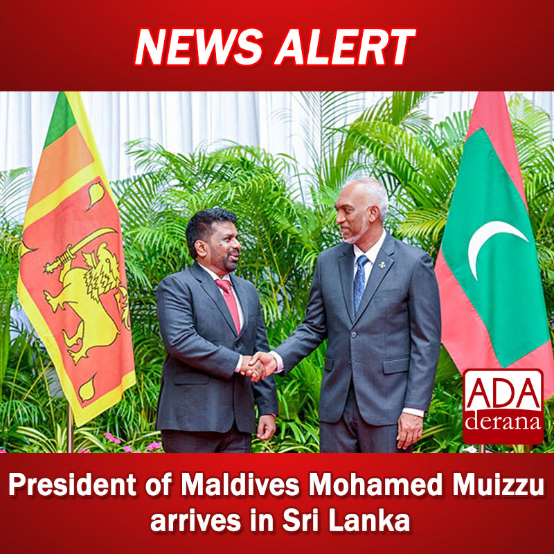 adaderana's tweet image. President of Maldives Mohamed Muizzu arrives in Sri Lanka 

Read more: adaderana.lk/news.php?nid=1…

#lka #srilanka #adaderana #news #lanka #SriLankaNews #SriLanka #Maldives