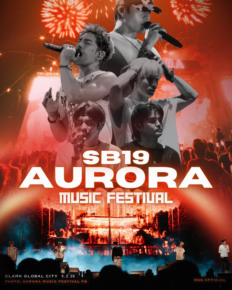 ATTENDANCE CHECK MUNA TAYO!!!! A'TIN ASAN KAYO? READY NA BA KAYO MAMAYA PARA SA SB19?🔥🔥🔥

Thank you po Aurora Music Festival Clark sa pictures!!

SB19 AURORA TAKEOVER
<a href="/SB19Official/">SB19 Official</a> #SB19
#SB19FiresUpAuroraD2