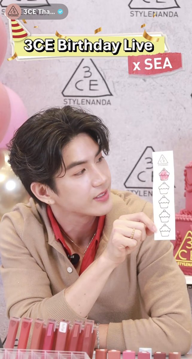 3CE Thailand tweet media