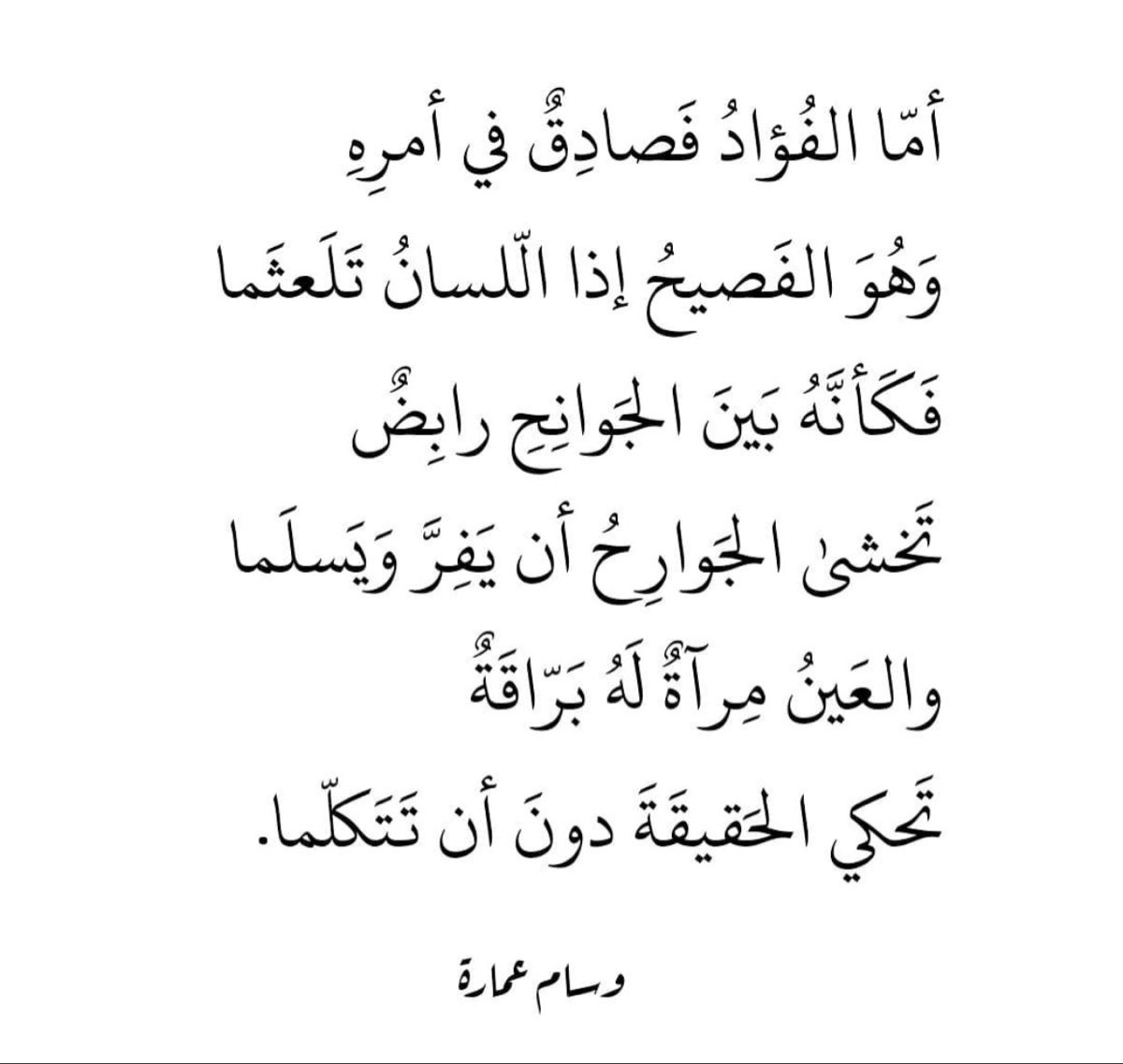 بيت شعر عربي كل يوم tweet media