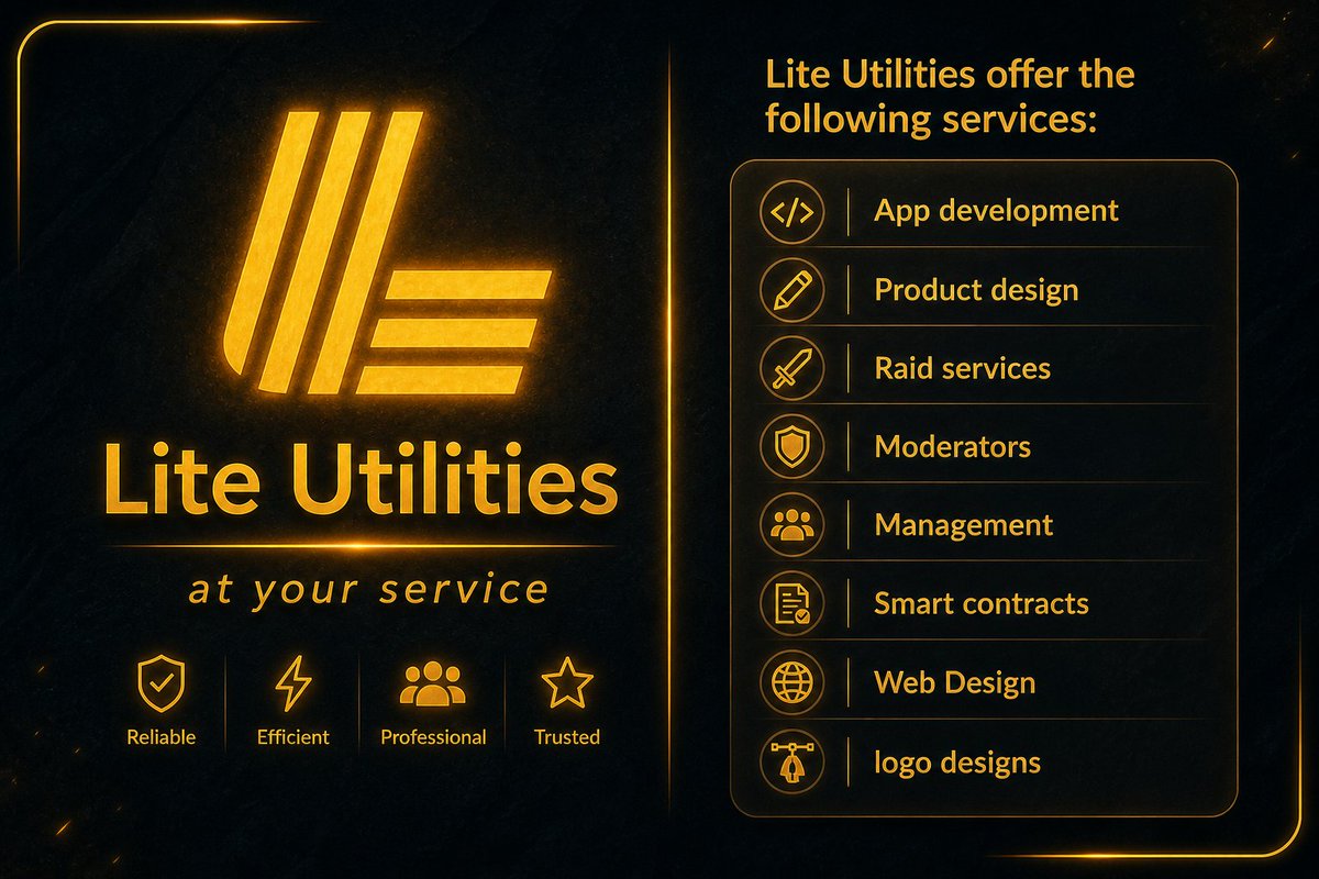 Check our website for any services you may need Liteutilities.com