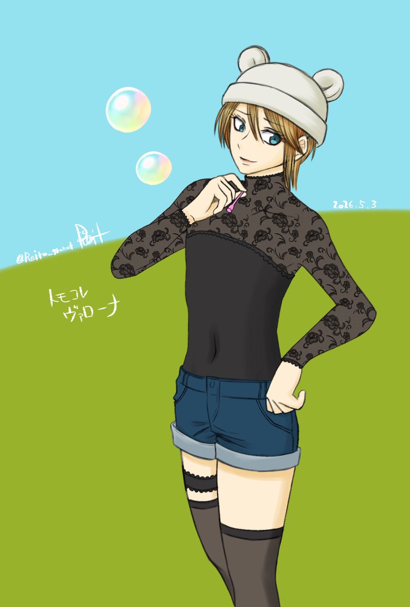 Reito_granat's tweet image. #トモダチコレクションわくわく生活 #oc 
トモコレのヴァローナくんが可愛すぎてキュン死😇
アレンジで描いた♥️