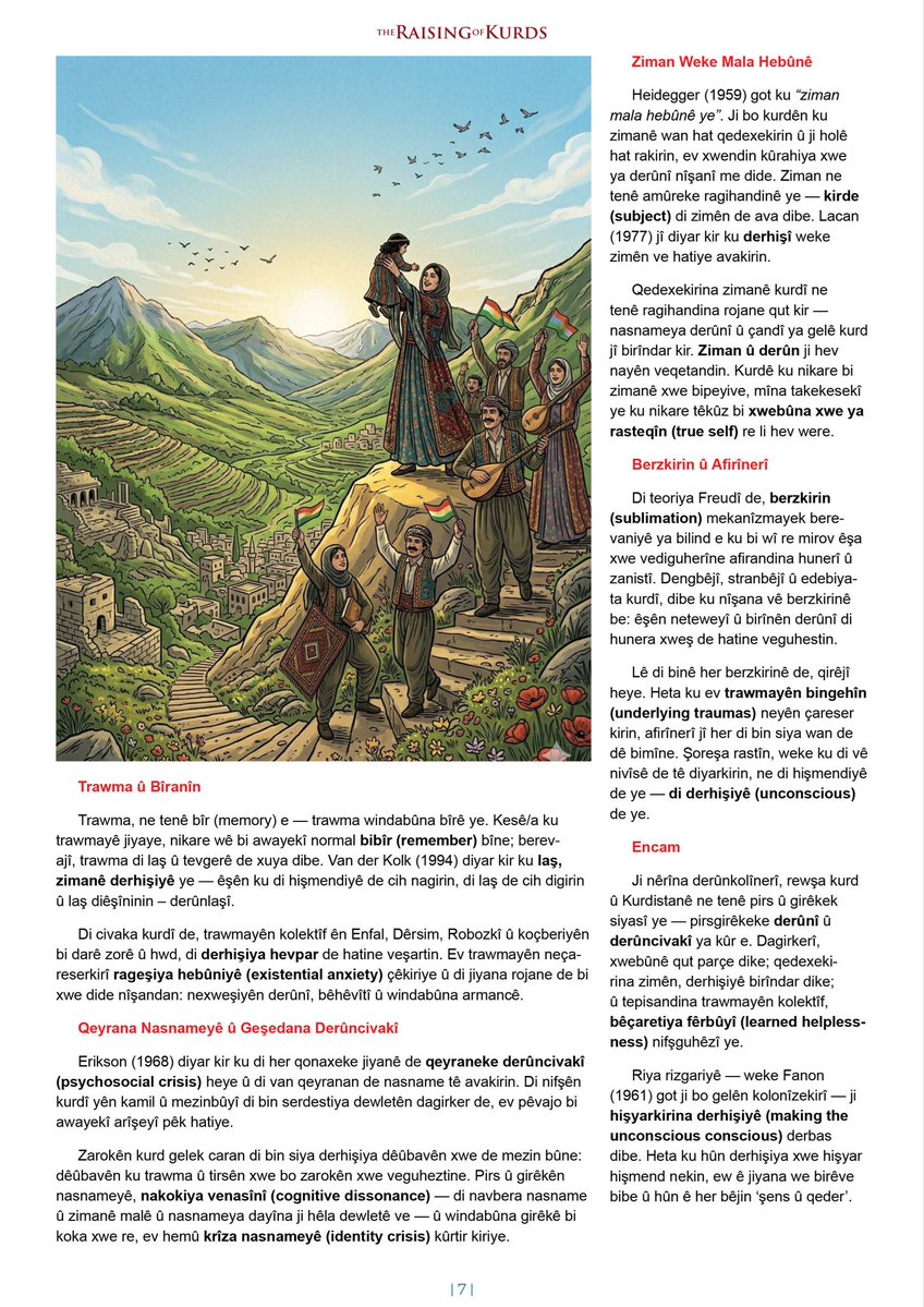 RaisingKurds's tweet image. Ji Hejmara 16an A The Raising of Kurds

DAGIRKERÎ, NASNAME Û AZADÎ

Brahîm Alûcî nivîsî ✍️ 
@brahimaluci 

📍theraisingofkurds.com/dagirkeri-nasn…

#occupation #identity #magazine #kurdish #london
