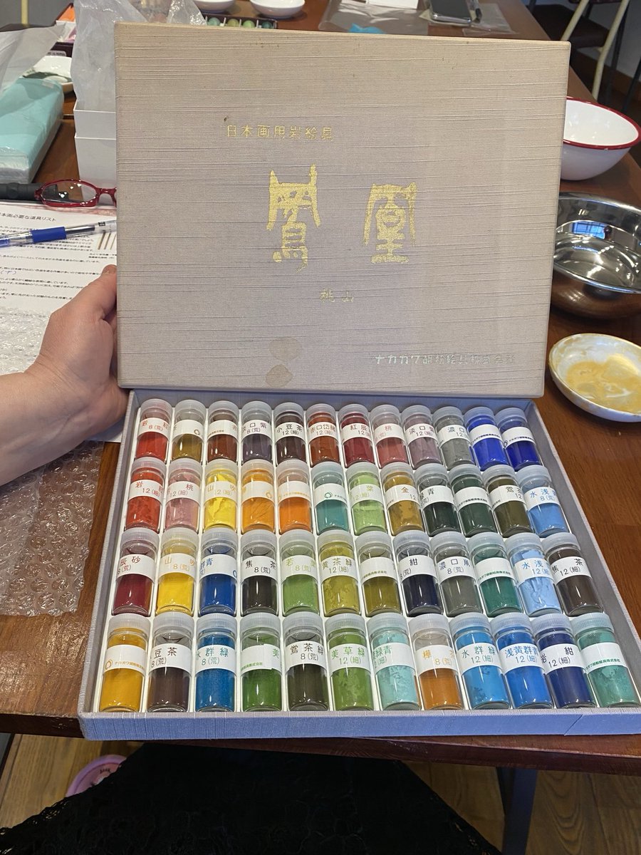 岩絵具を初めて買う人はこういうセットおすすめらしい