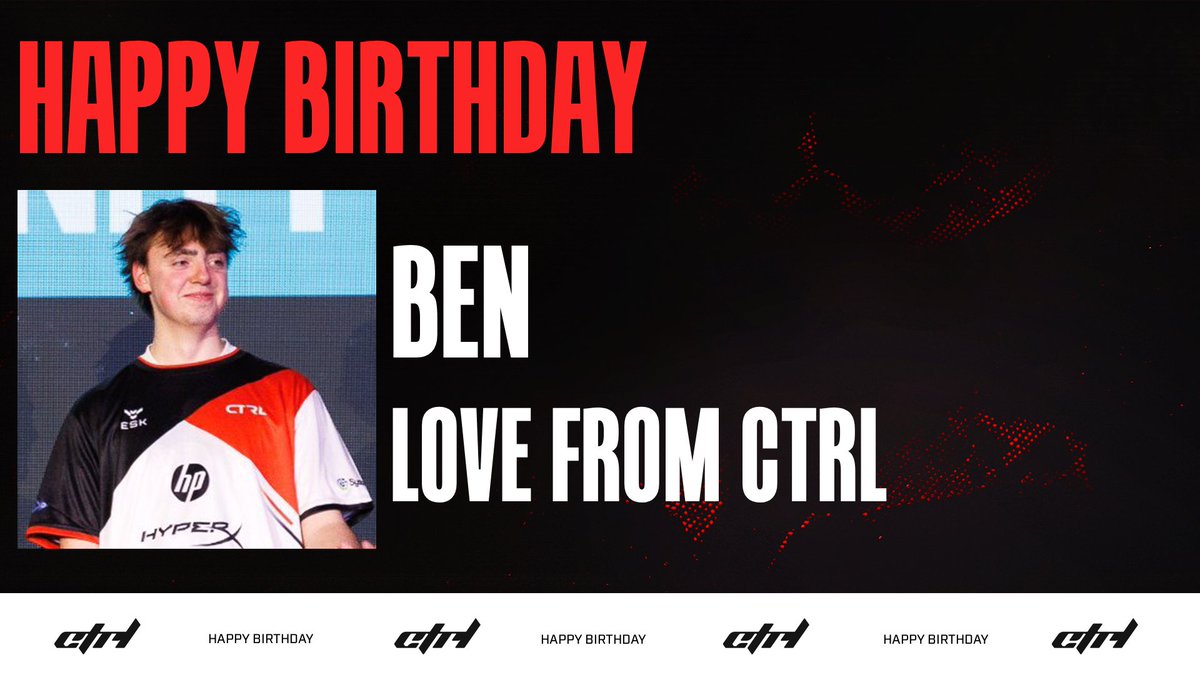 TheCTRLEsports's tweet photo. Join us in wishing our co-founder @_Asteriix a massive HAPPY BIRTHDAY!!!
We appreciate all the hard work you do for the org and the wider community in grassroots esports.
Take the day off work (for once) and enjoy the day!
#CTRLTheGame #HappyBirthday https://t.co/YA9374OH6c