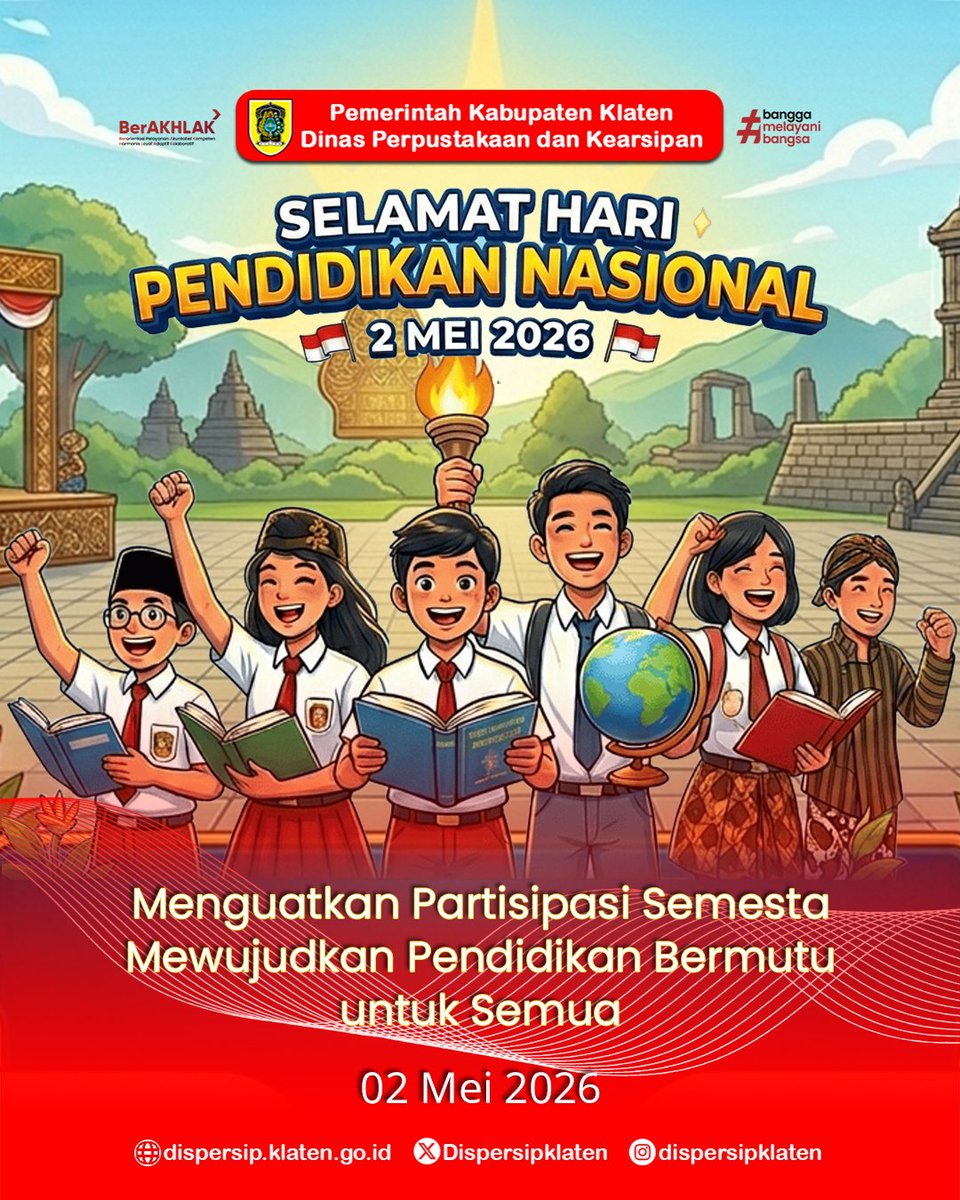 Dinas Perpustakaan dan Kearsipan Klaten tweet media