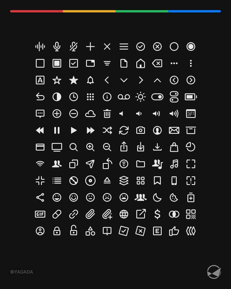 detitledwav's tweet image. I've been working on some great icons for the YAGADA ecosystem and its  surrounding systems. They're not perfect, but they definitely do their  job. #icons #design #thoughts #YAGADA