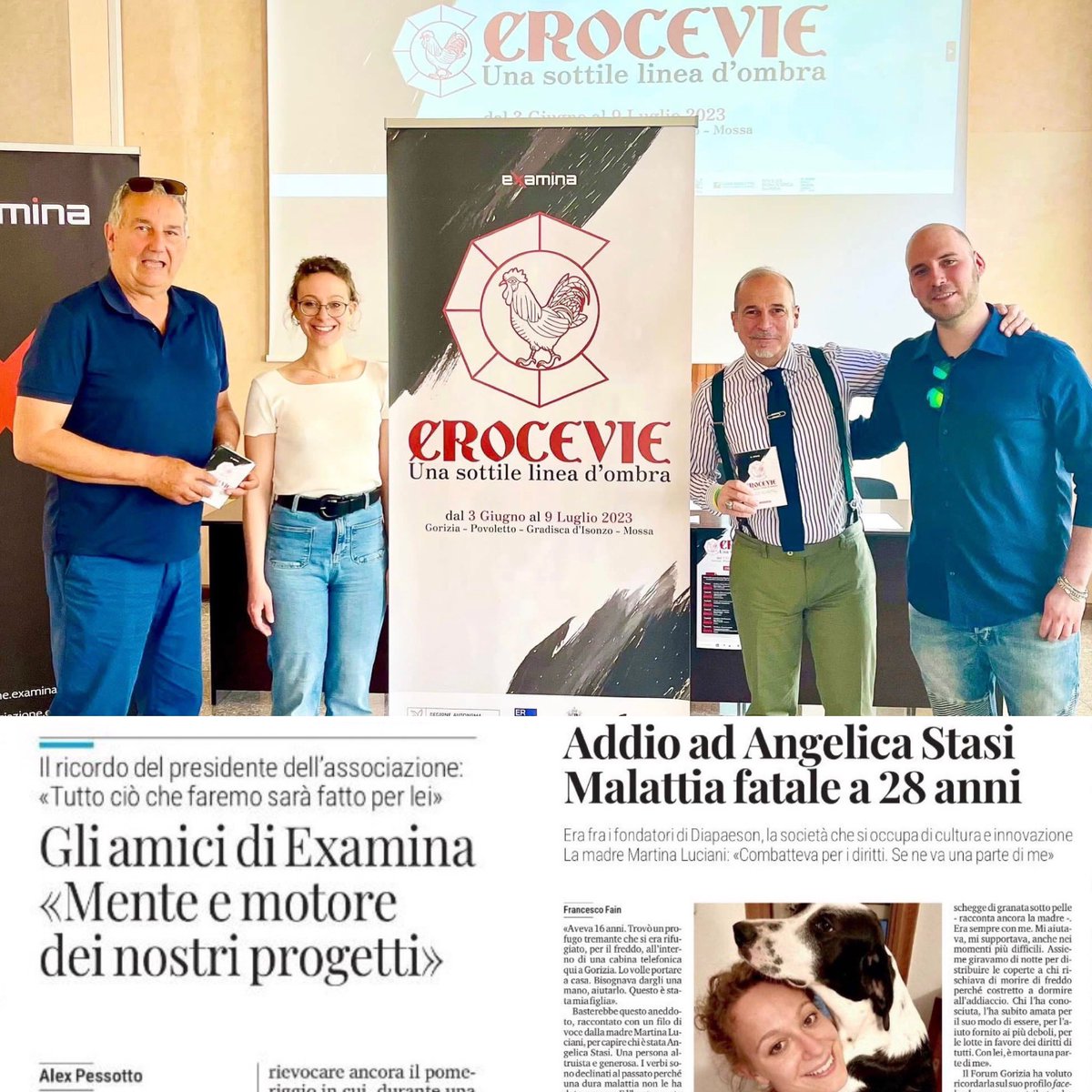 ♥️ RIP ANGELICA 
UNA RAGAZZA DAL GRANDE SPESSORE CULTURALE ED UMANO
<a href="/il_piccolo/">Il Piccolo</a> <a href="/TgrRaiFVG/">Tgr Rai Friuli Venezia Giulia</a> <a href="/iMagazineTwit/">iMagazine</a> <a href="/diariodigorizia/">Diario di Gorizia</a> <a href="/Ansa_Fvg/">Ansa Friuli V.Giulia</a> <a href="/IlFriuli/">ilFriuli</a> <a href="/ilgoriziano/">Il Goriziano</a> <a href="/Gorizia_News/">GORIZIA.news</a> <a href="/Telefriuli1/">Telefriuli</a> <a href="/Telequattro/">Telequattro</a> <a href="/euroregionenews/">EuroregioneNews</a> <a href="/puntozerofm/">Radio Punto Zero FVG</a> <a href="/primorskiD/">Primorski dnevnik</a> <a href="/Noviglas/">Novi glas</a>
