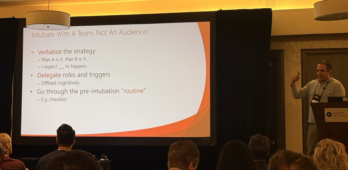 Askins_Razor's tweet image. It’s day 3 for @CritCareTime at @TheAirwaySite’s Difficult Airway Course - #Critical #Care and we are putting the finishing touches on an excellent weekend. 

This morning we discused #human #factors with @jarrodmosier. “Intubate with a team, not an audience!”