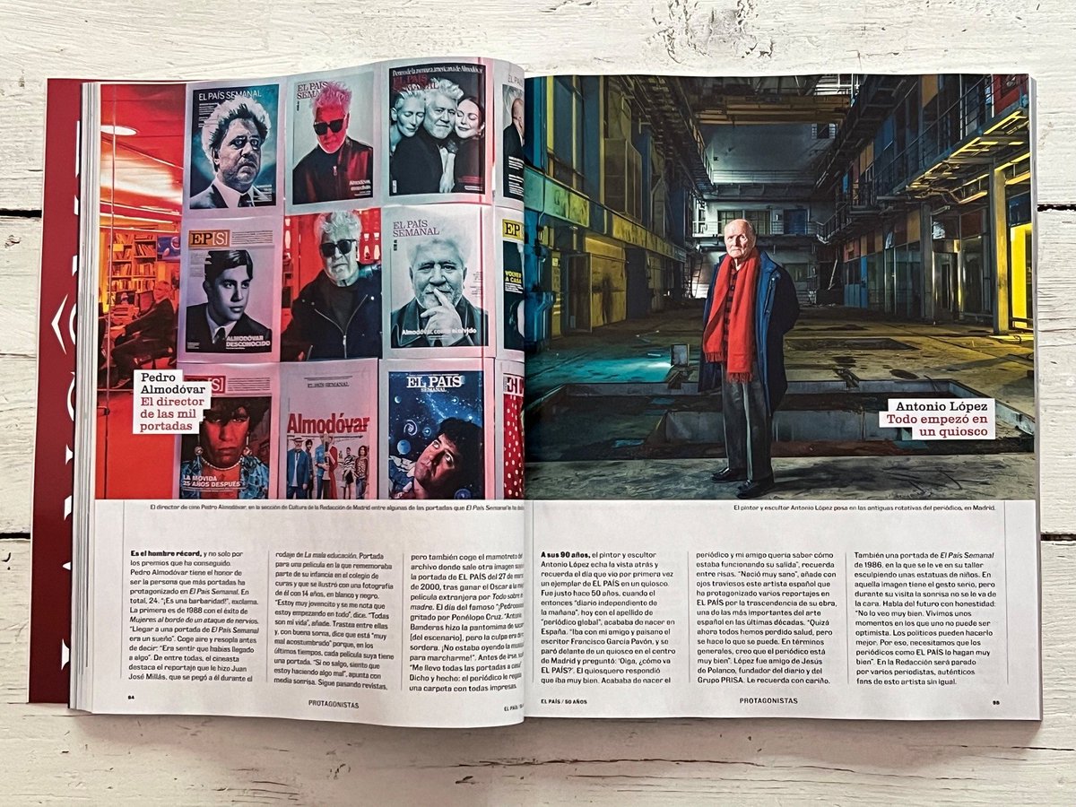 GorkaLejarcegi's tweet photo. Muy orgulloso de haber trabajado en la edición gráfica de este número especial de @elpaissemanal @el_pais #50aniversario con:

Carmen Guri @cguri
Mario Bermudo @MariusBM_
Carlos Rosillo @rosillofotos

¡Espero que lo disfrutéis!

https://t.co/CNx9rSgwcW https://t.co/XZFCfq9mym