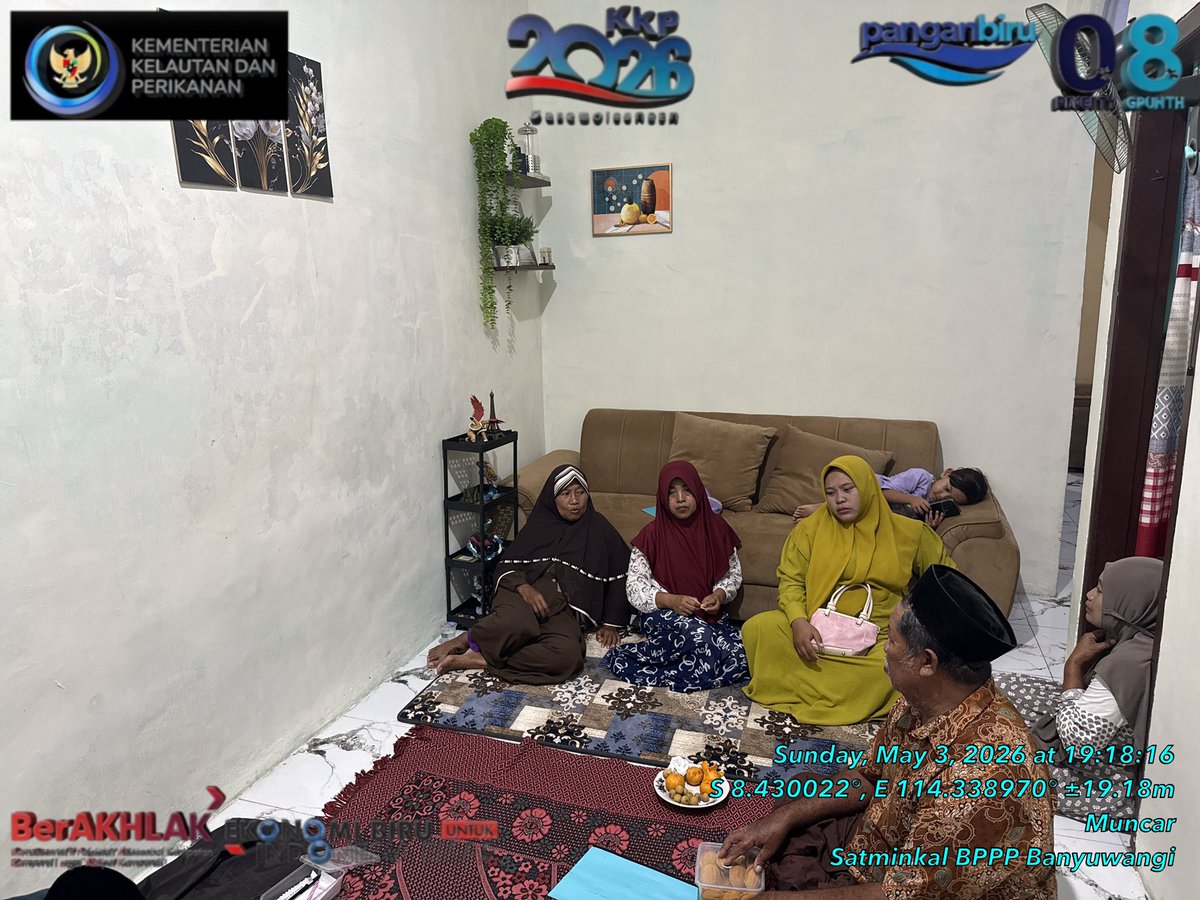 Davi_Choiris's tweet photo. Minggu (03/05/26) A. Davi Choiris, Luhkan kab Banyuwangi, Fasilitasi informasi Prioritas KKP KUB Andaan Makmur-Muncar
@bppsdm_kp @pusluhkp @disperikananbwi @bppsdm_bp3bwi
#luhlapor #GiatLuhkanSatminkalBWI https://t.co/P7JqrJf6yv