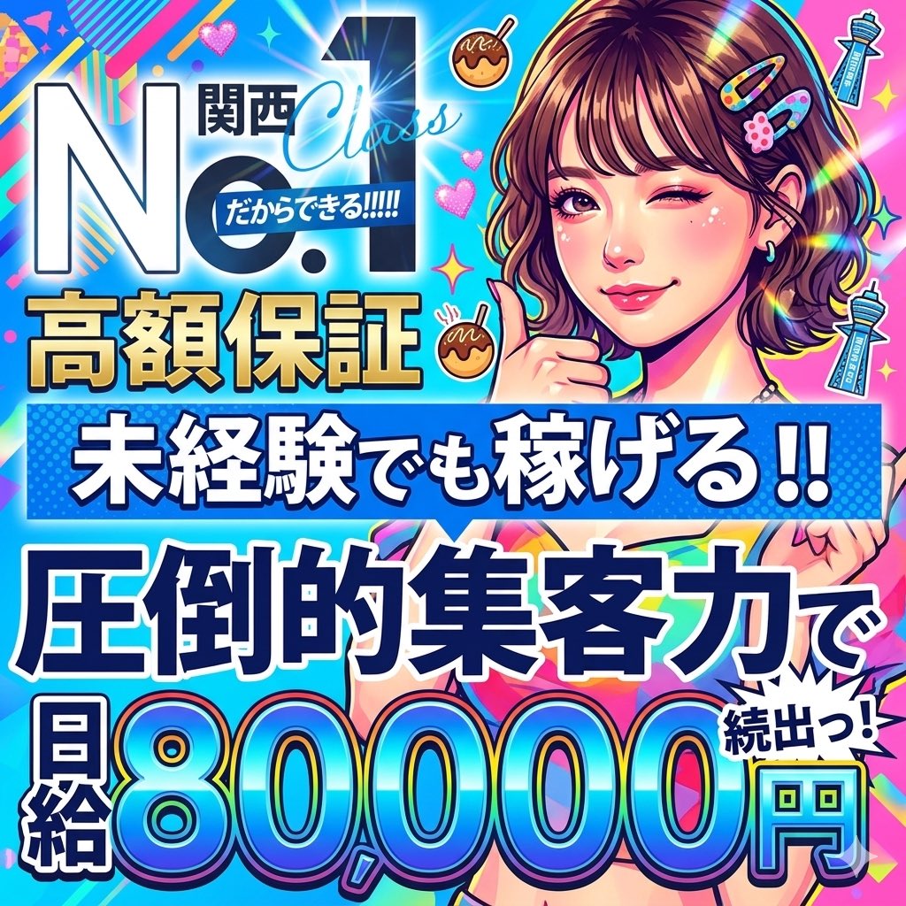 TOPvg9's tweet photo. 🌟関西No.1だからできる高待遇🌟

未経���でも【日給8万円】が狙えちゃう圧倒的集客力🐙🌈
「可愛いお店で楽しく稼ぎたい！」を叶えます💖
✅未経験さん大歓迎
✅高額保証ありで安心💰
✅面倒な派閥ナシ🙅‍♀️
今なら特別条件でご案内中かも…！？🤫✨
ご相談はDMまでお気軽にどうぞ👇💌

#ガールズバー https://t.co/HuM2Ahj1sI