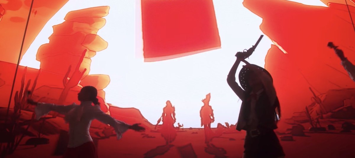 _nevavian's tweet photo. The new concert makes me appreciate roses and revolvers so much…the new visuals, their joined themes that was never done before, the stage choreo, the hype from the audience…truly the performance of all time https://t.co/ctBQyLBnCY
